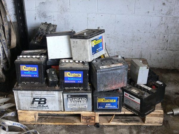 scrap car batteries