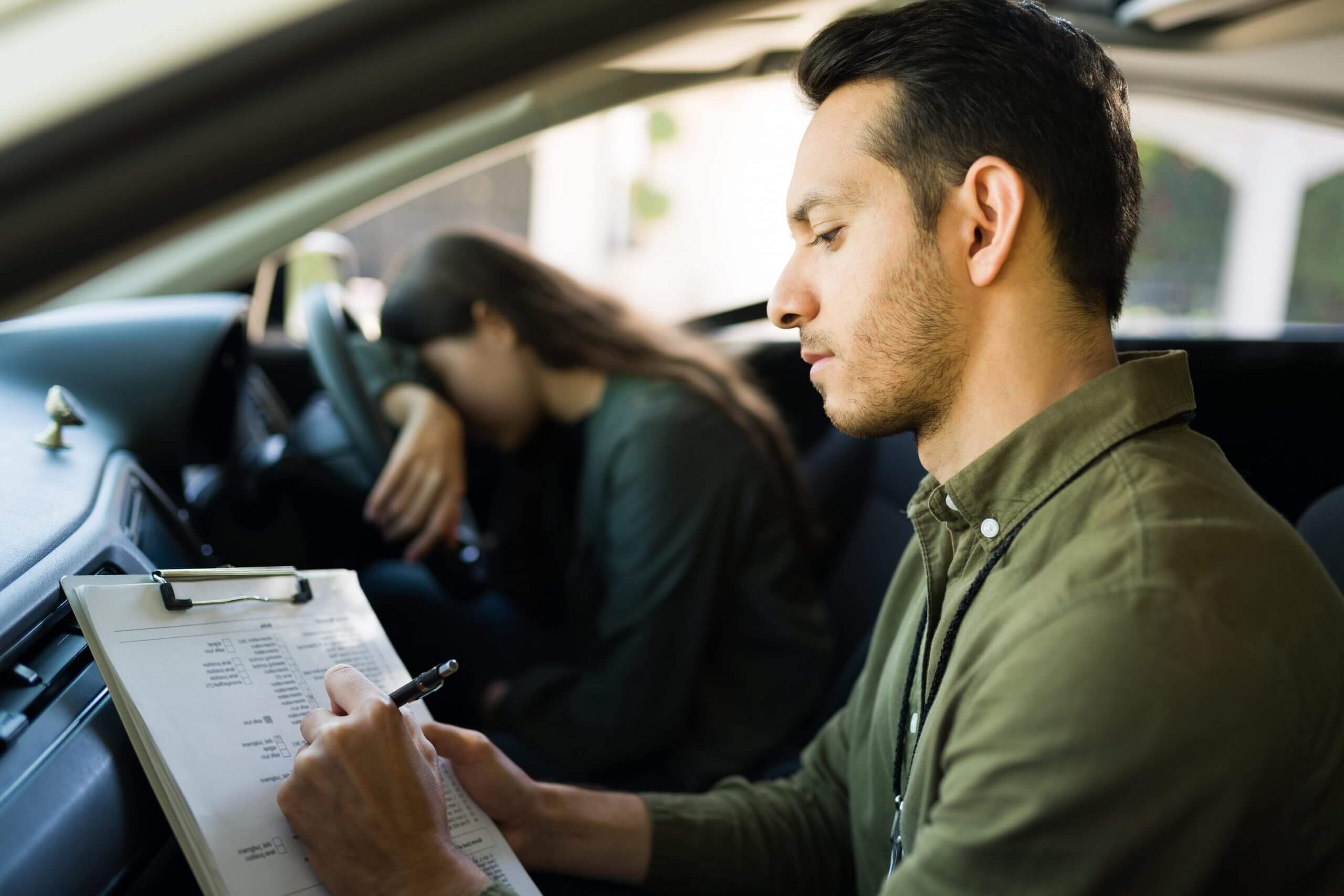 fail driving test