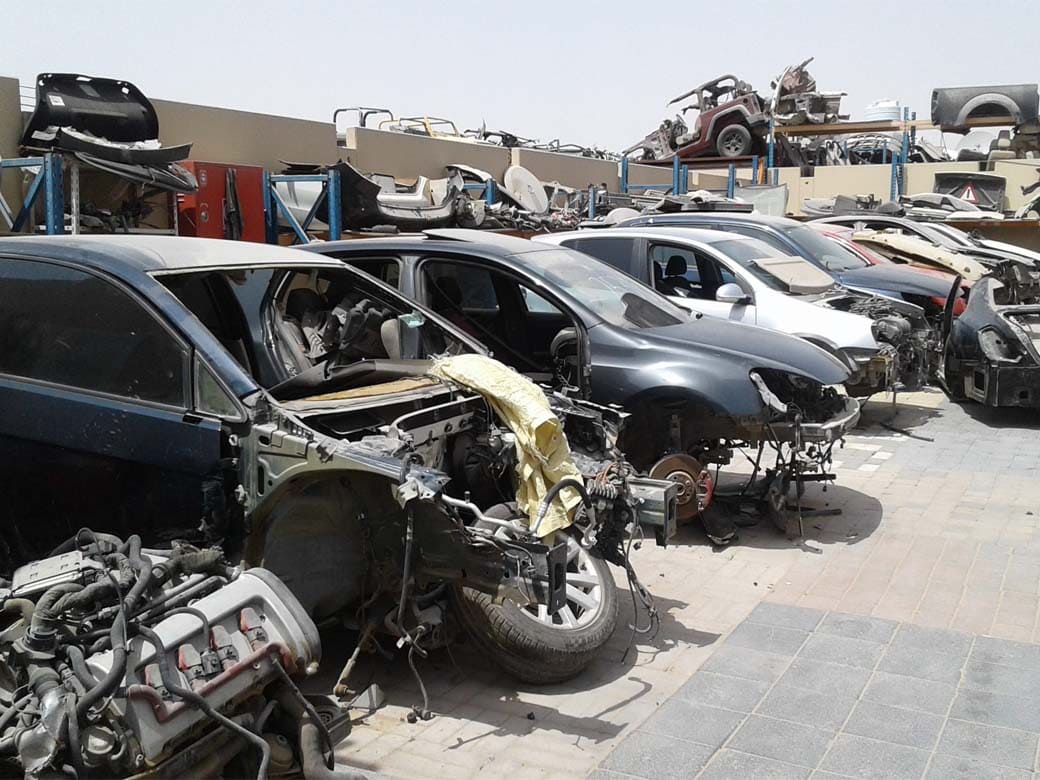 car engine scrapping