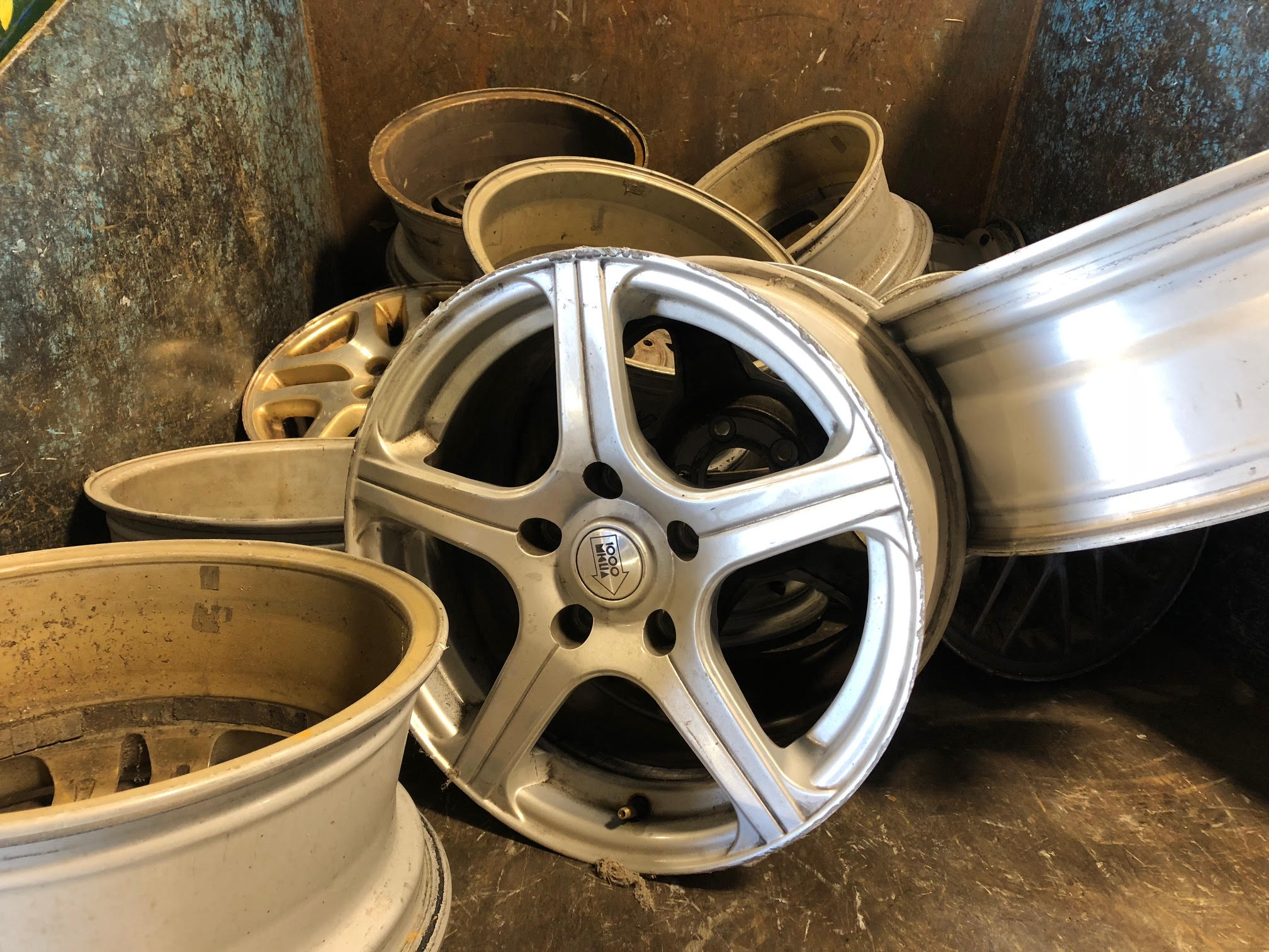 scrapping alloy wheels