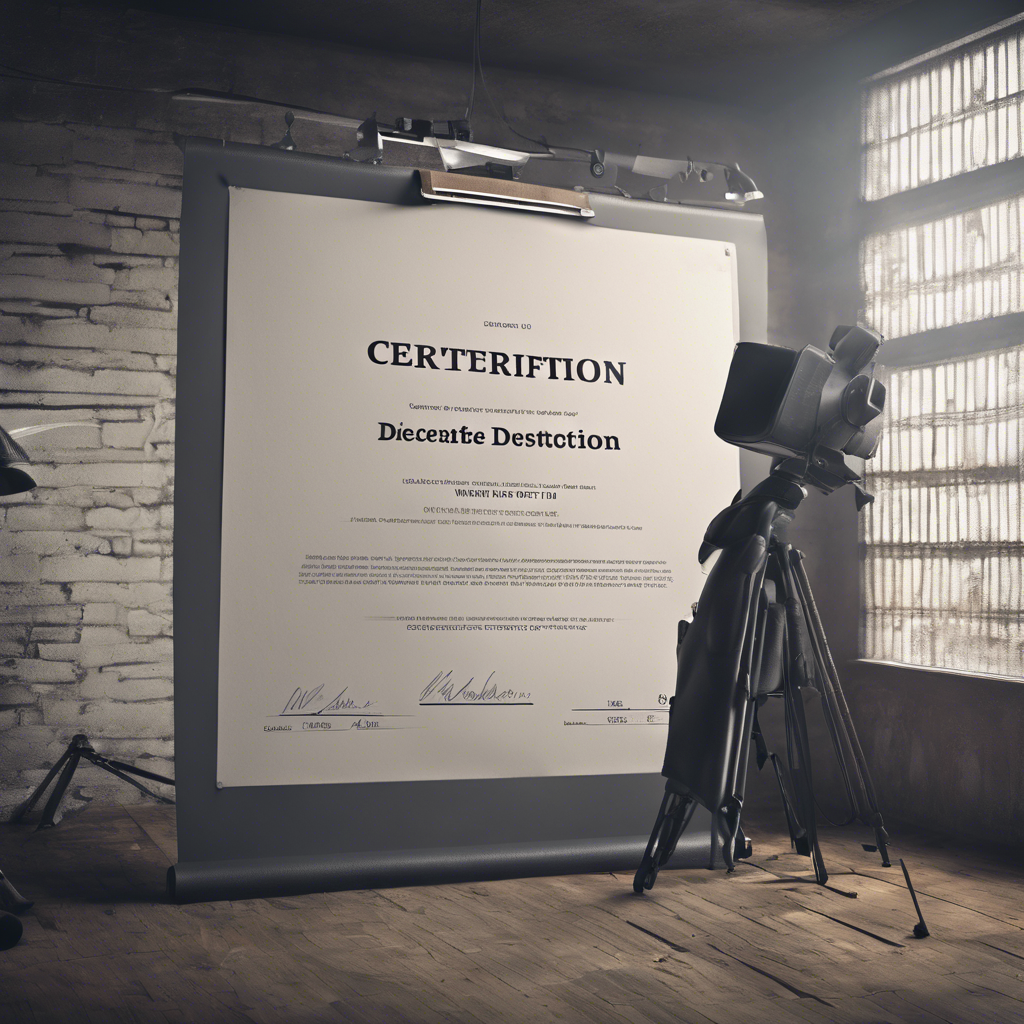Certificate of Destruction