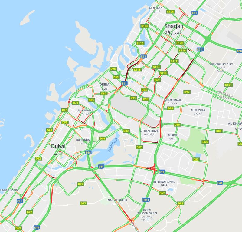 low traffic zones