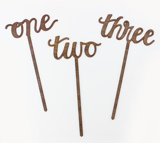 Table Numbers