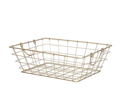 Gold Wire Basket