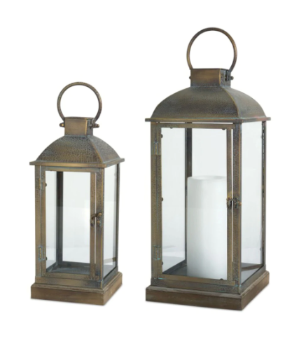 Gold Metal Lantern