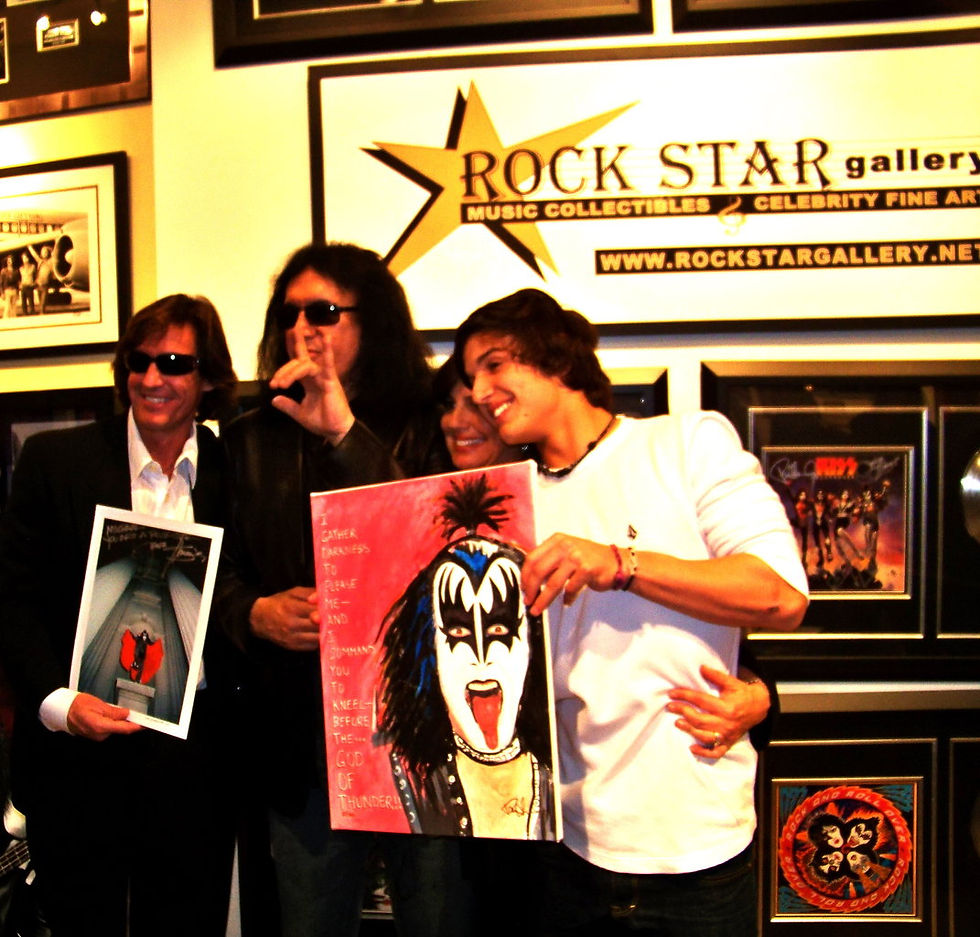 The Dunns with Gene SimmonsSimmons