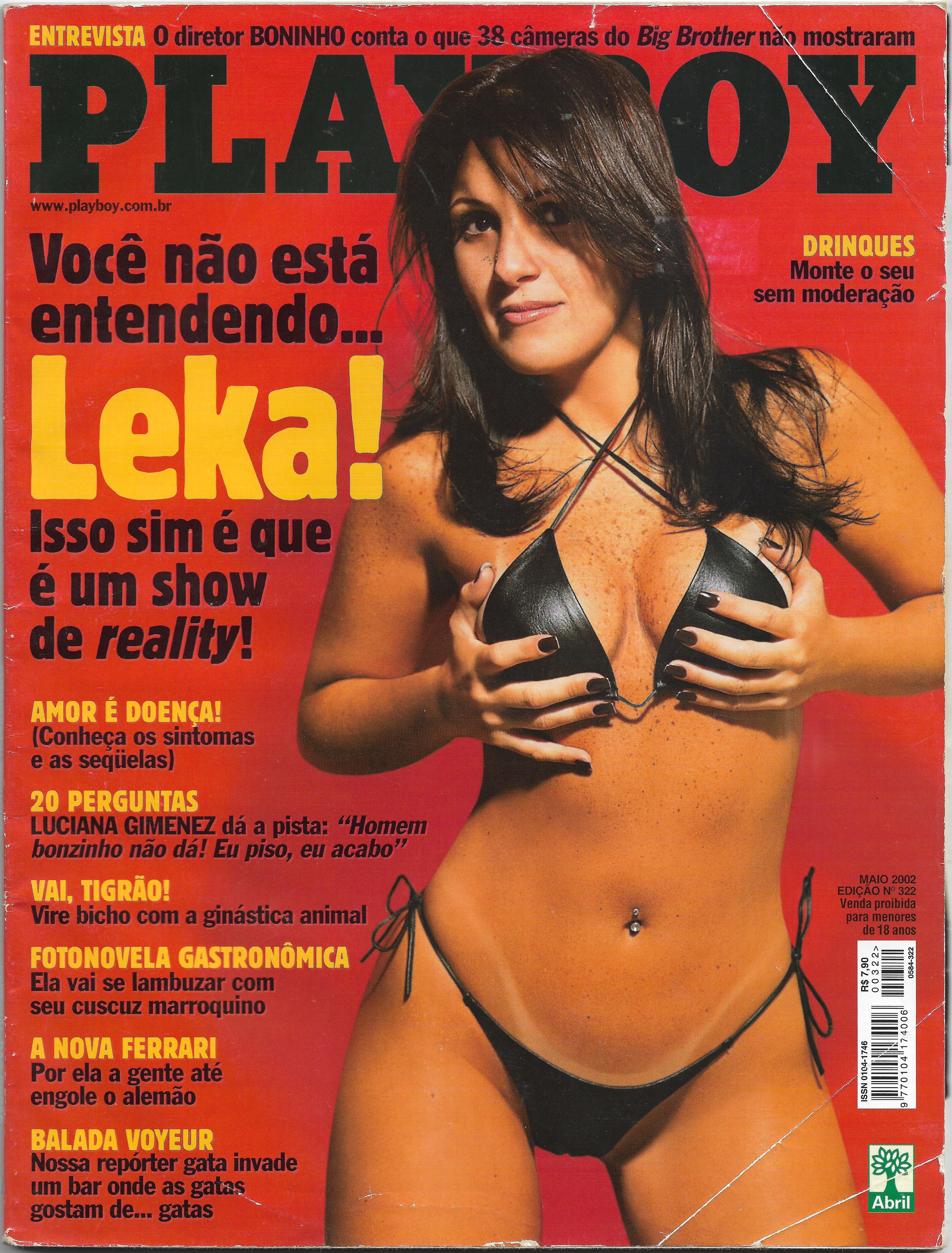 Playboy Brasil - Maio/2002 - Nº 322 - Leka Begliomini