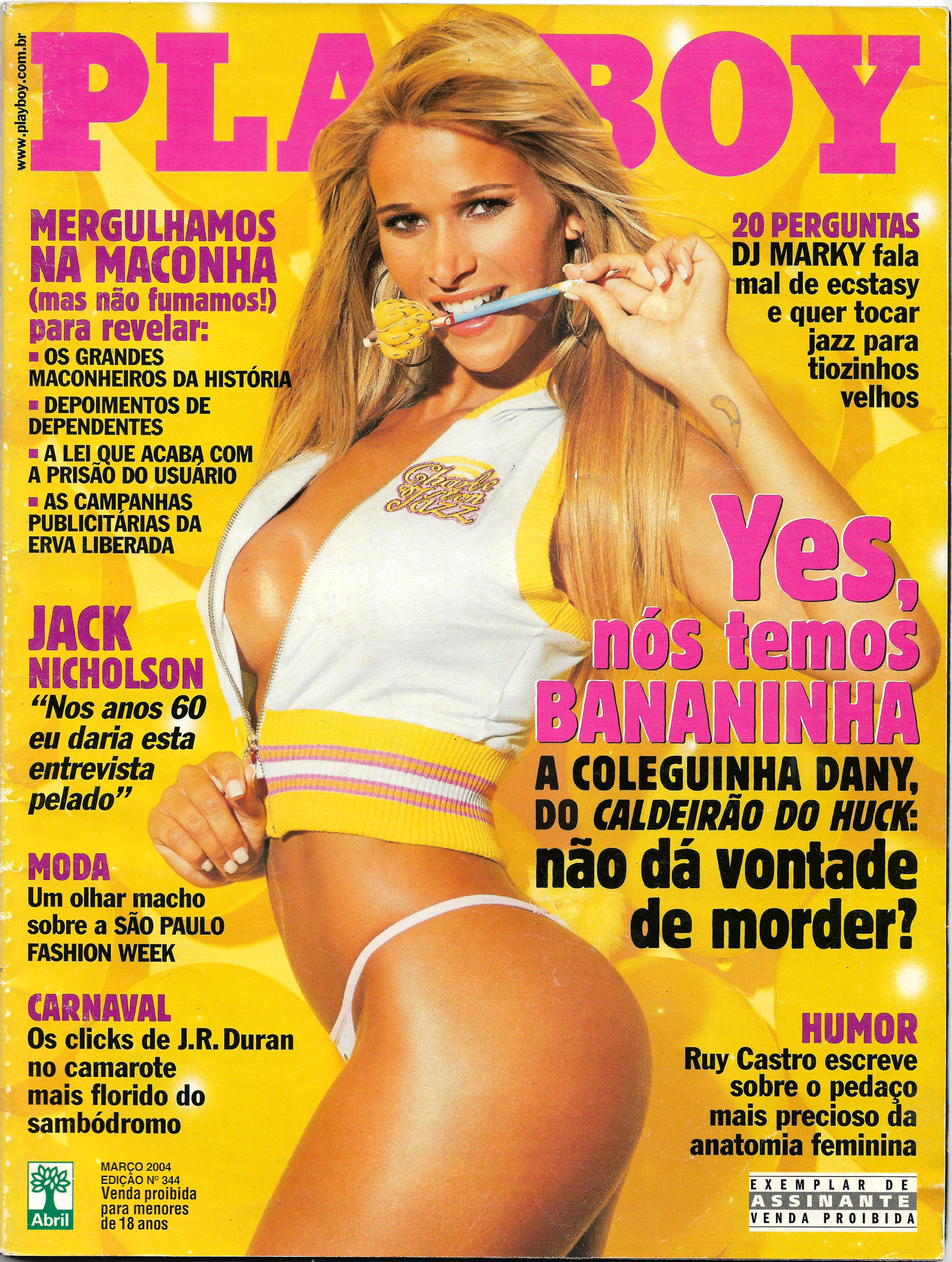 Playboy Brasil - Março/2004 - Nº 344 - Dany Bananinha