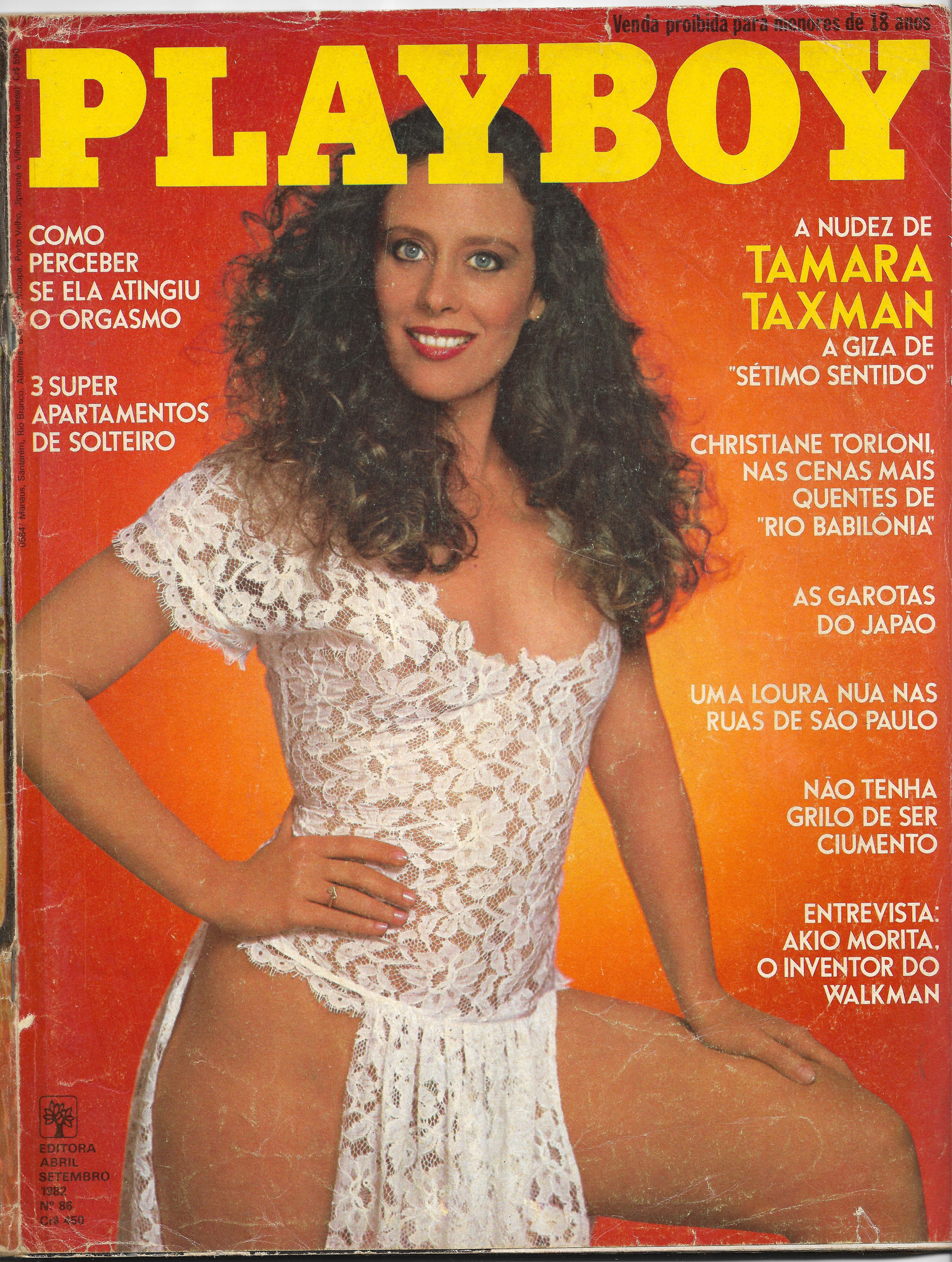 Playboy Brasil - Setembro/1982 - Nº 86 - Tamara Taxman