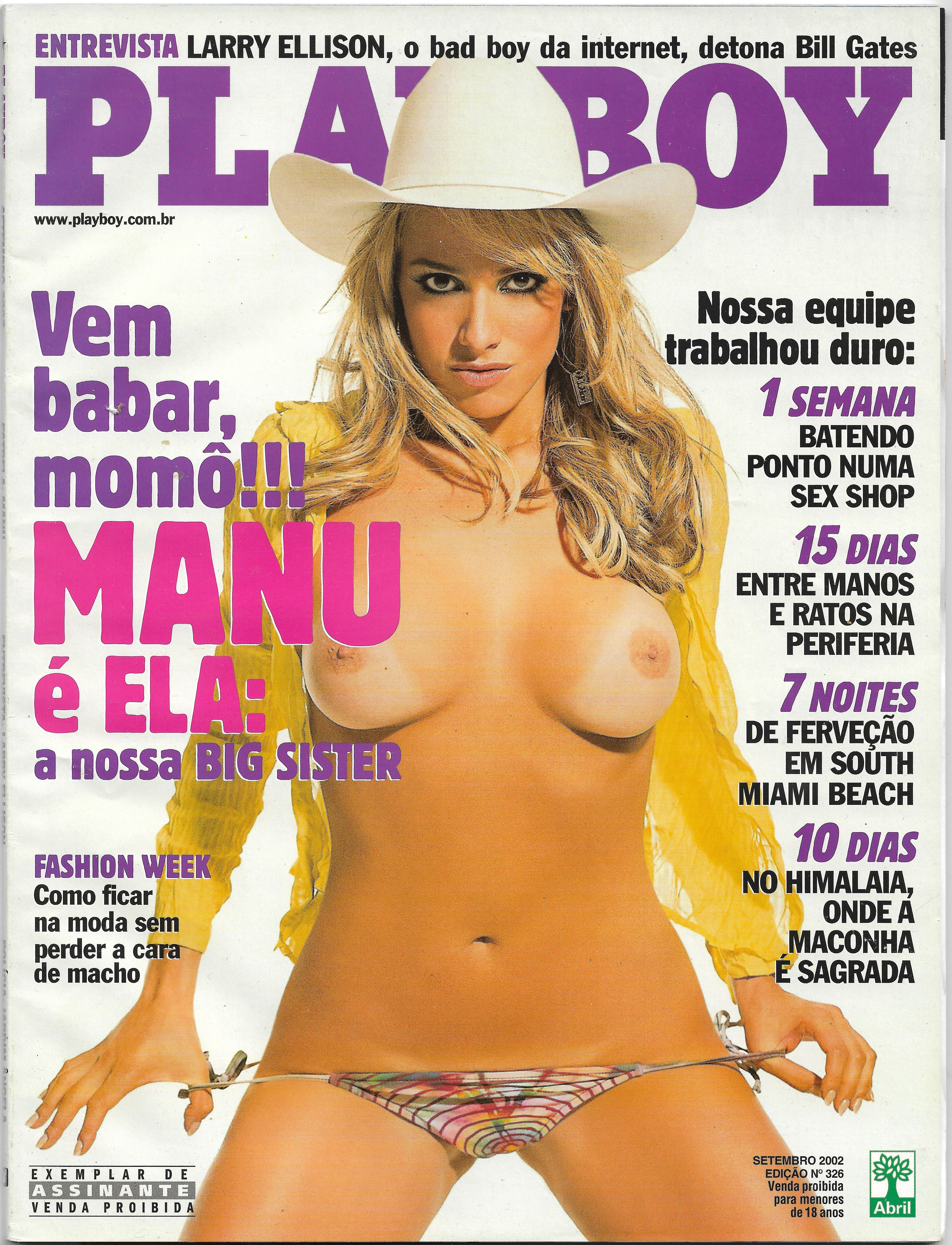 Playboy Brasil - Setembro/2002 - Nº 326 - Manu Saadeh