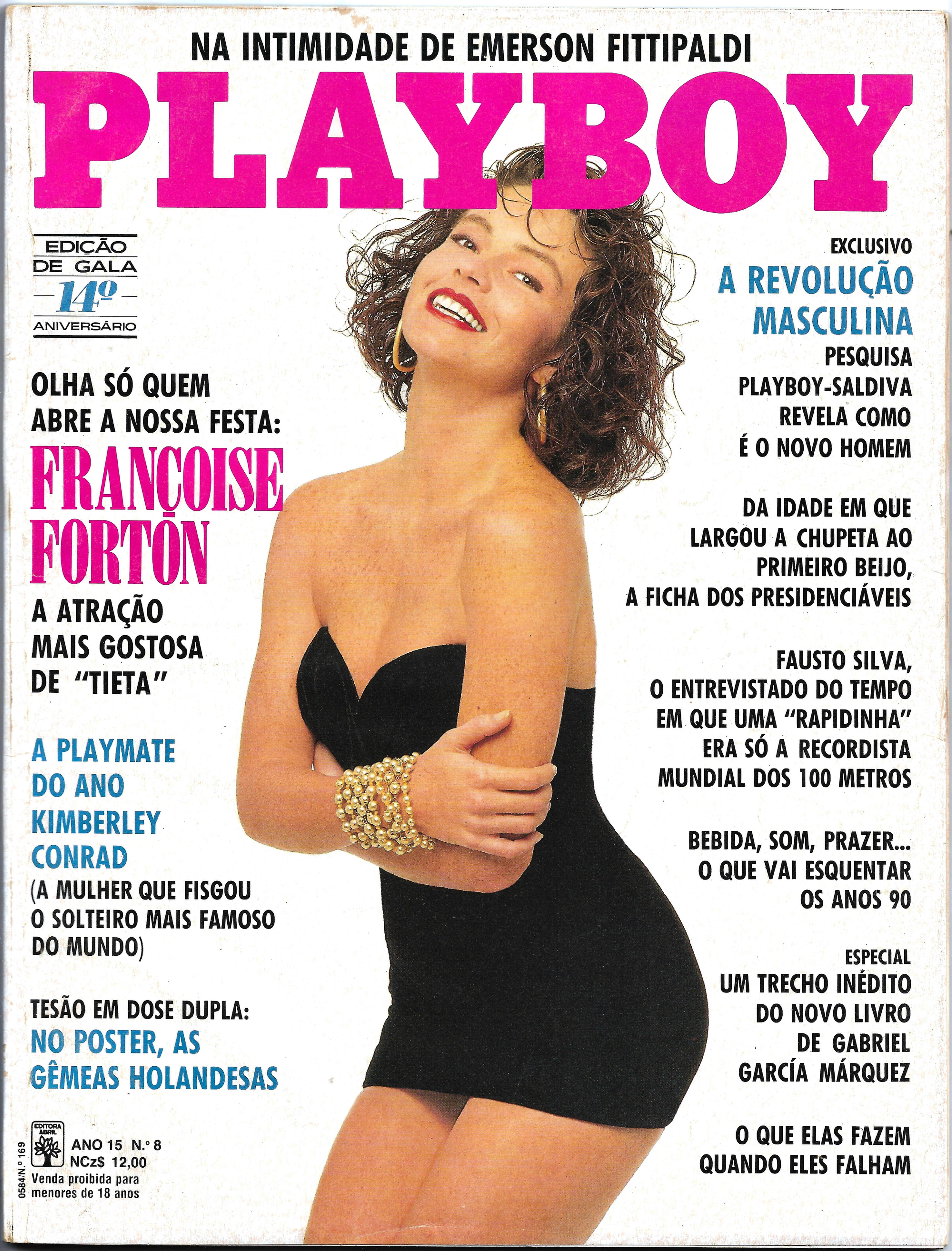 Playboy Brasil - Agosto/1989 - Nº 169 - Françoise Forton