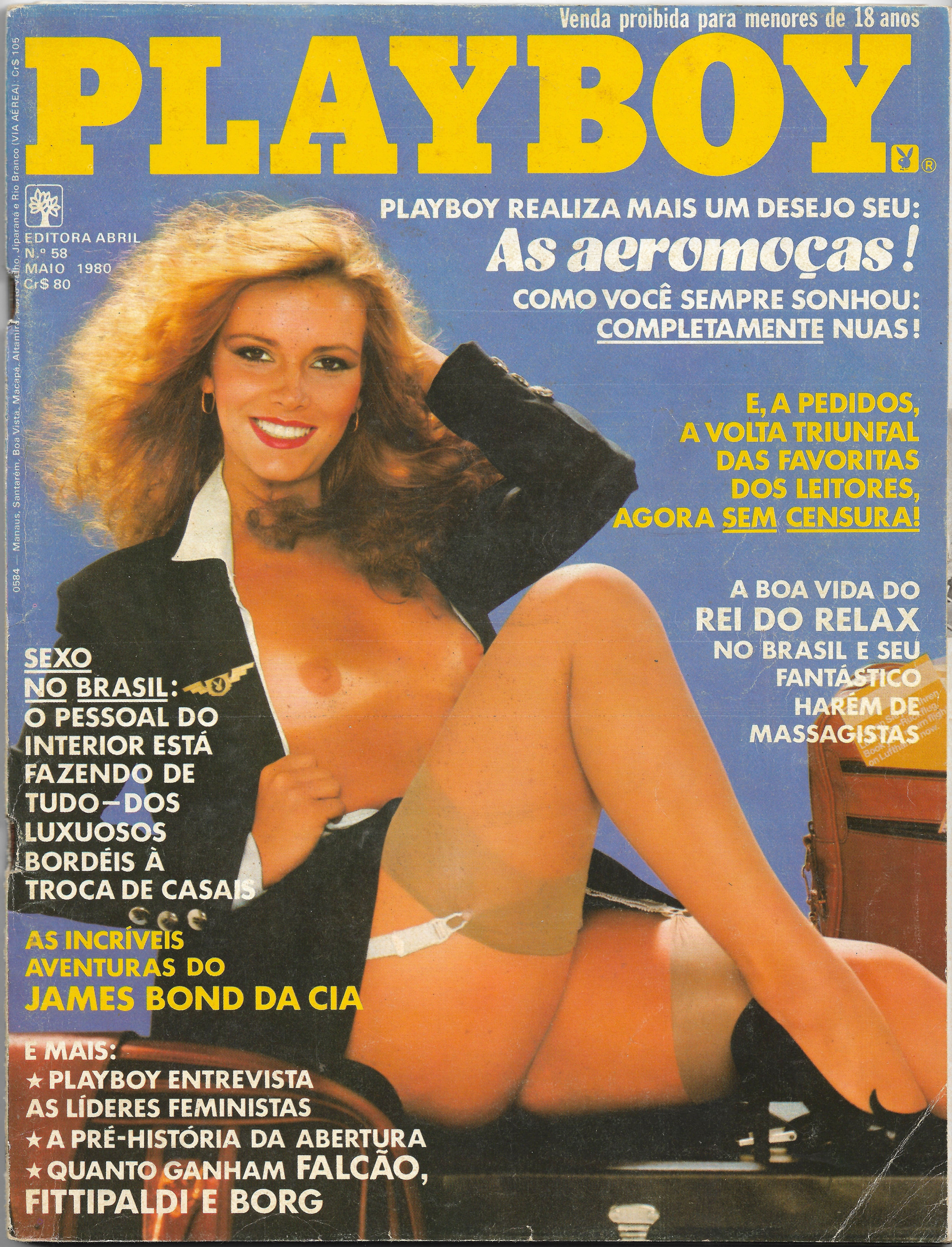 Playboy Brasil - Maio/1980 - Nº 58 - Vera Morgavi