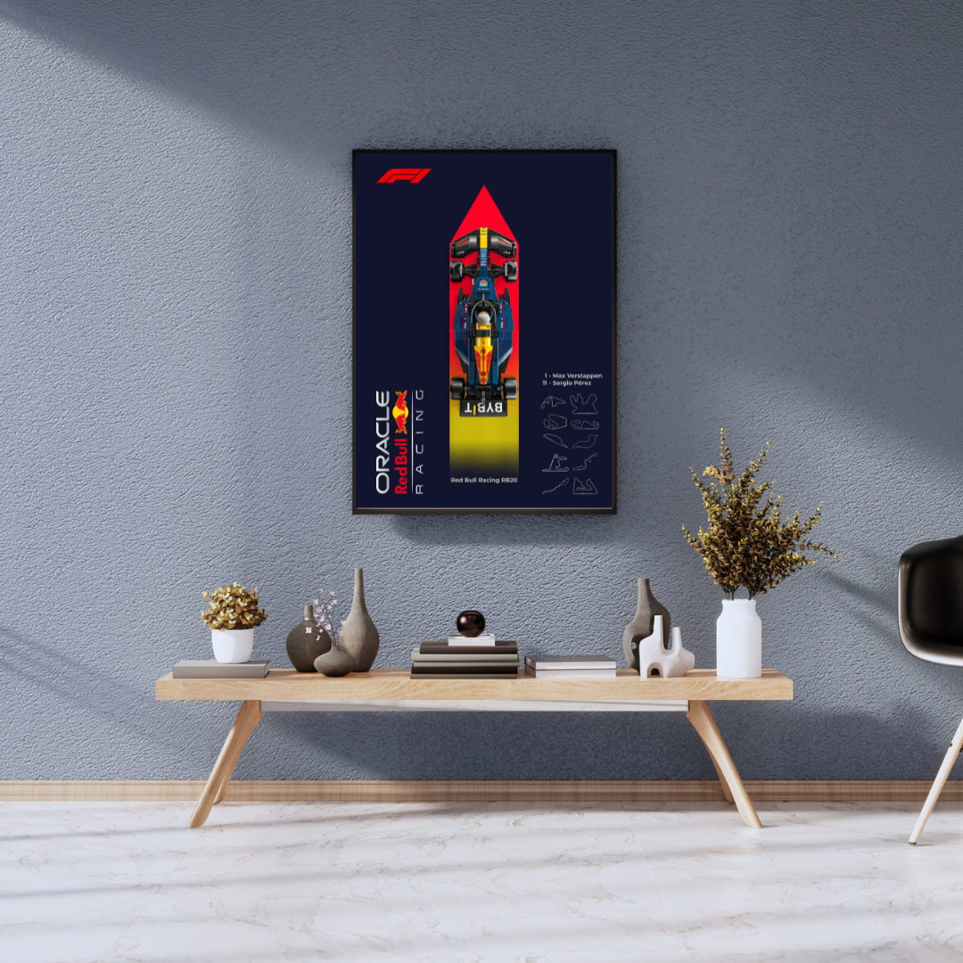 ORACLE Red Bull Racing x LEGO RB20 F1 Poster (Physical)