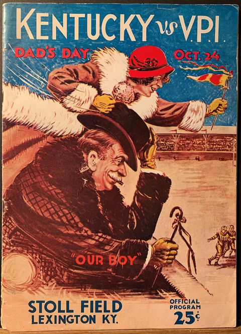Antique VPI vs Kentucky football program
