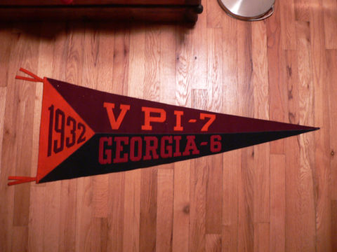 Antique VPI Georgia pennant