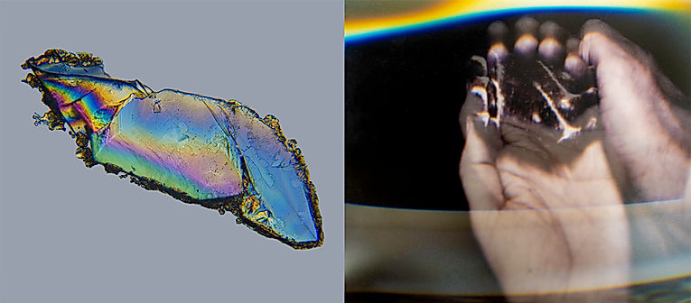 Time Structure Diptych IV by Brandon Hudson