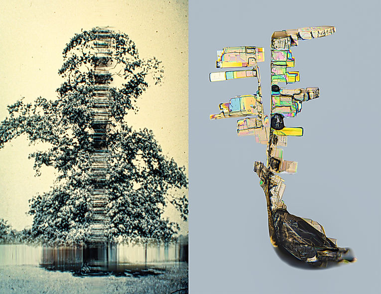 Time Structure Diptych I by Brandon Hudson