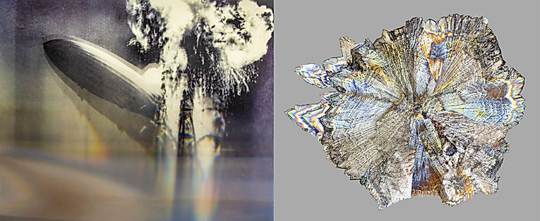 Time Structure Diptych X by Brandon Hudson