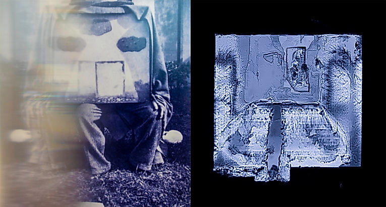 Time Structure Diptych XXI by Brandon Hudson