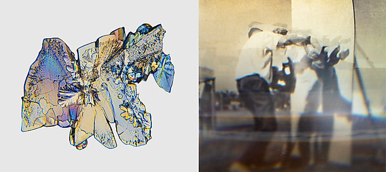 Time Structure Diptych V by Brandon Hudson