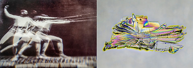 Time Structure Diptych XI by Brandon Hudson