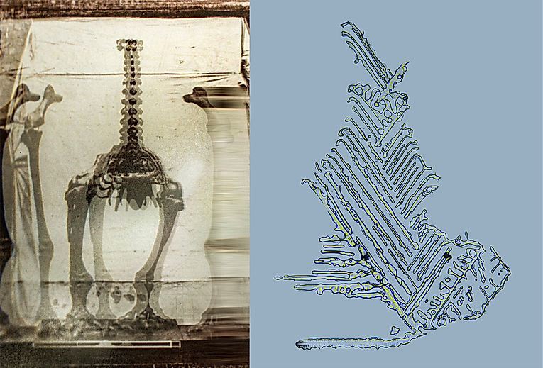Time Structure Diptych VIII by Brandon Hudson