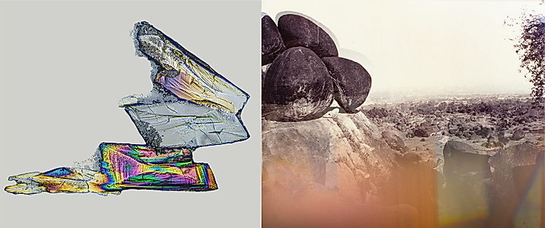 Time Structure Diptych XX by Brandon Hudson