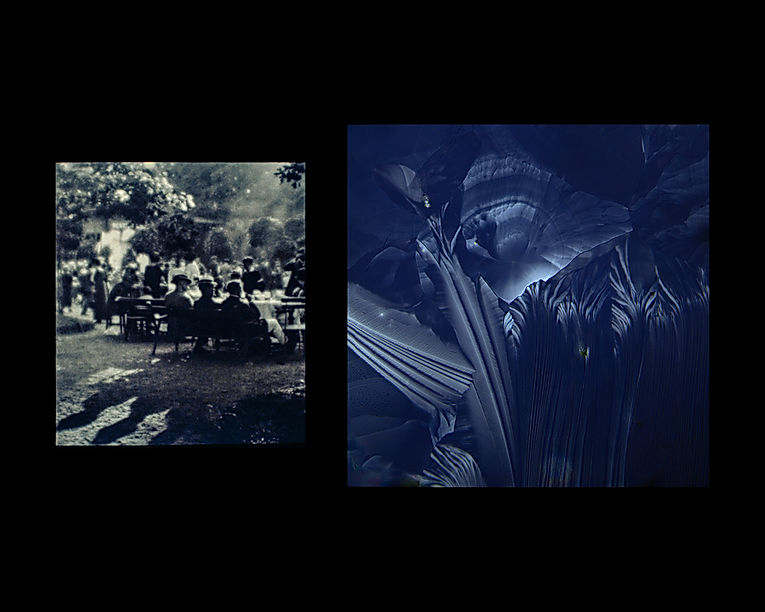 Time Structure Diptych XXIII by Brandon Hudson