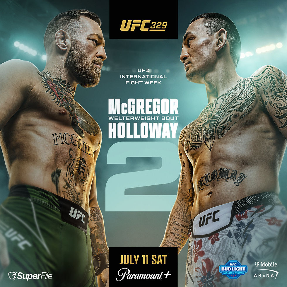 UFC 329: McGregor vs. Holloway 2