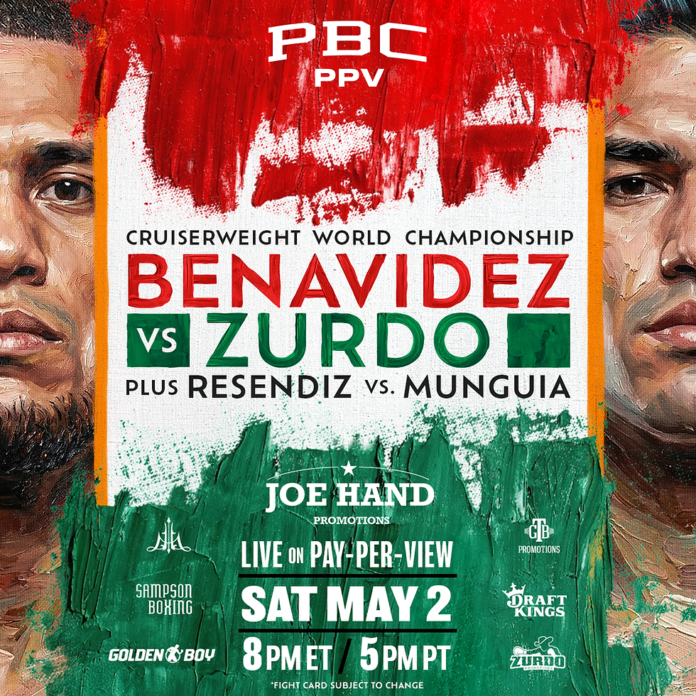 Benavidez vs. Zurdo – PPV Boxing Watch Party