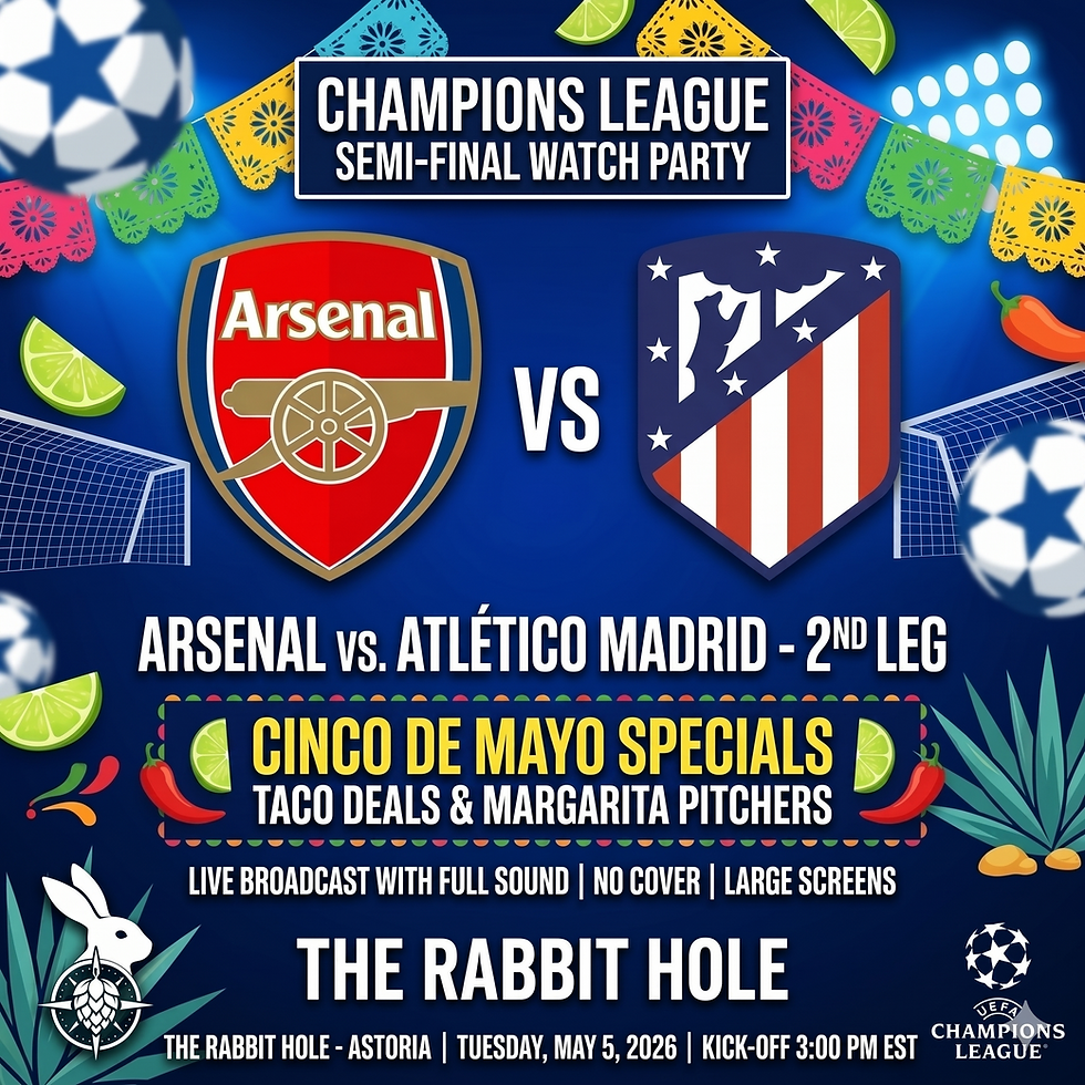 Arsenal vs. Atlético Madrid – UCL Semi-Final Watch Party