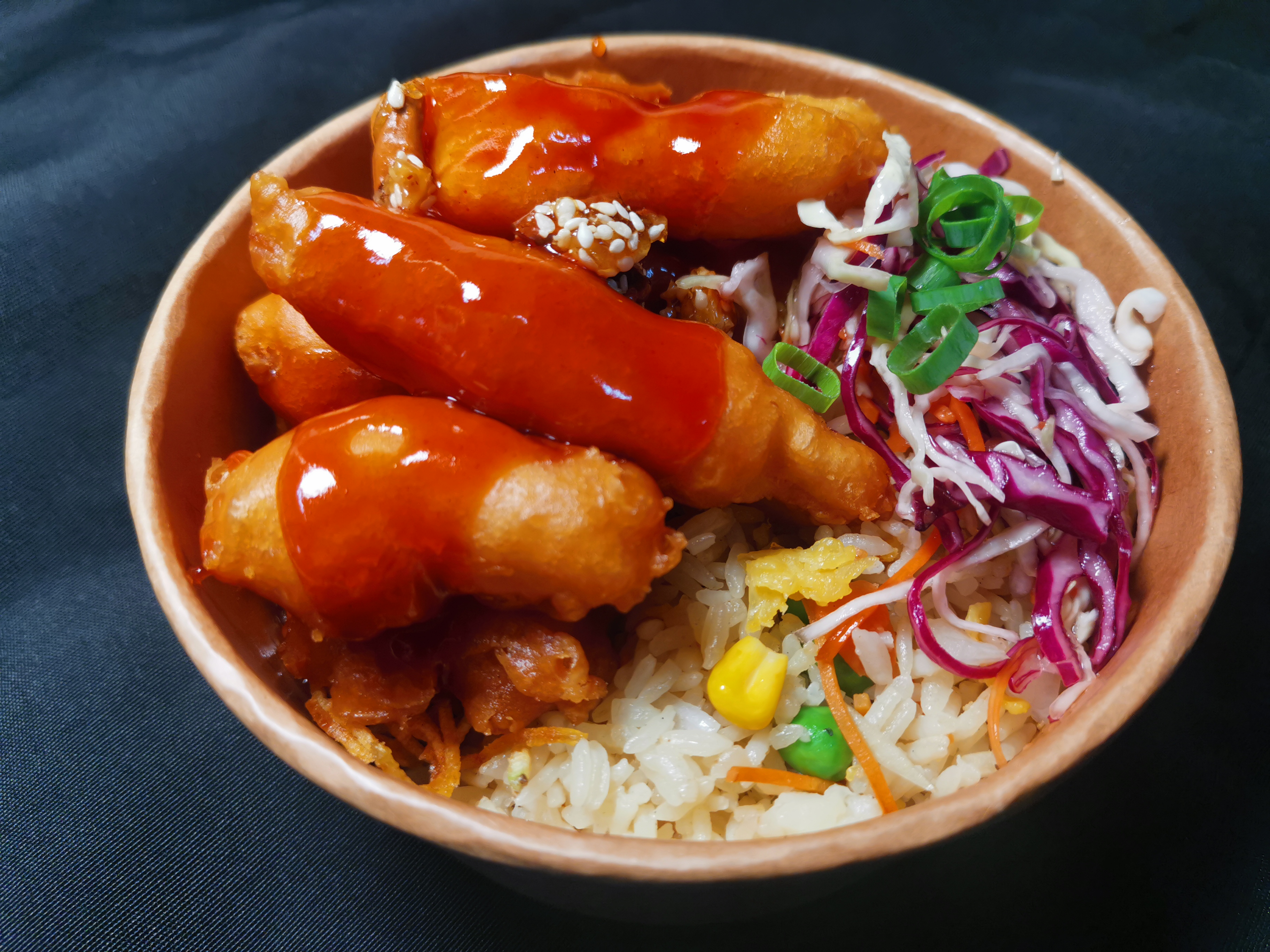 Arranged Food and Objects