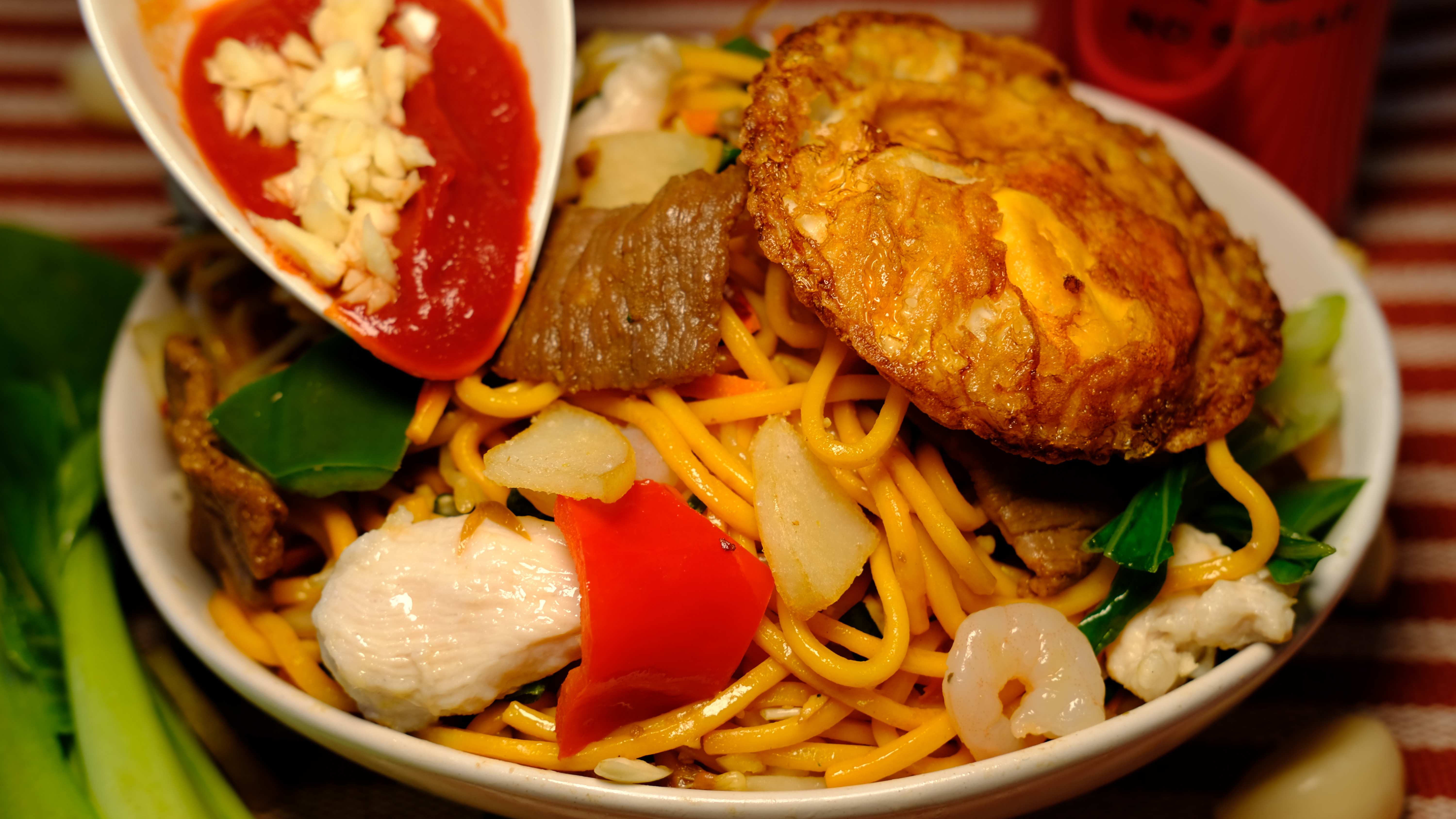 Arranged Food and Objects