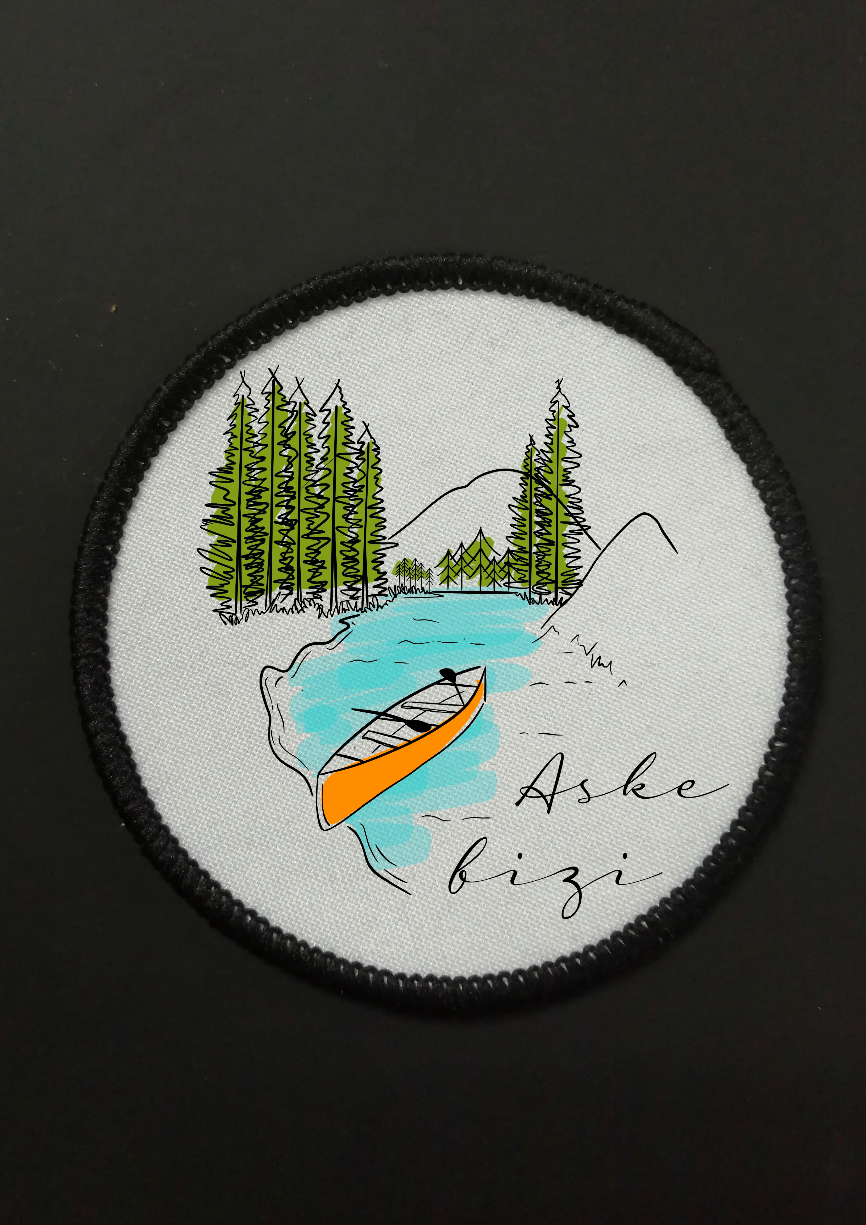 Parche textil - Aske bizi