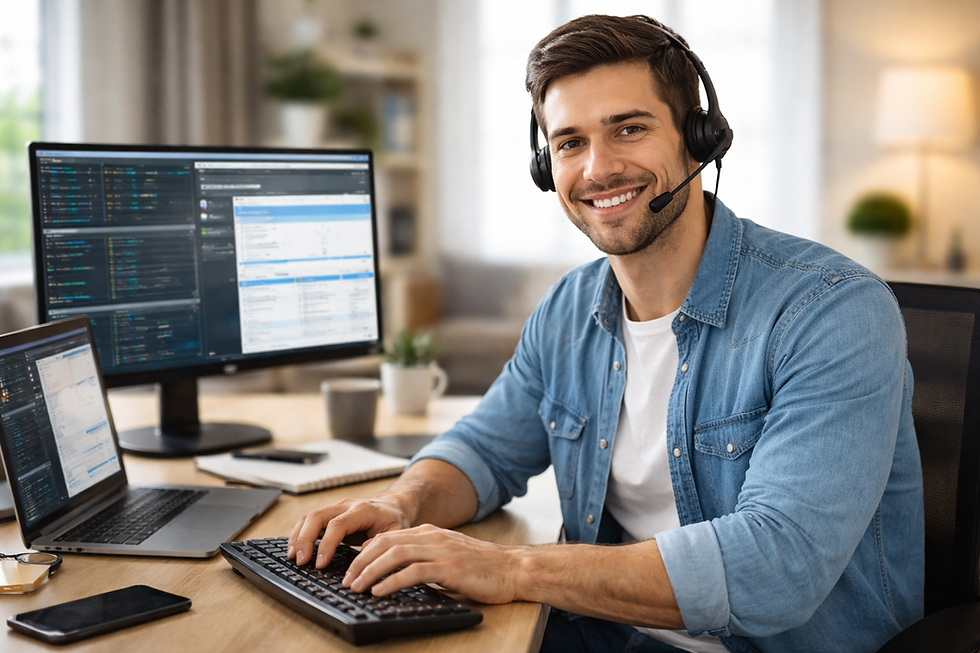 Travailleur service TI