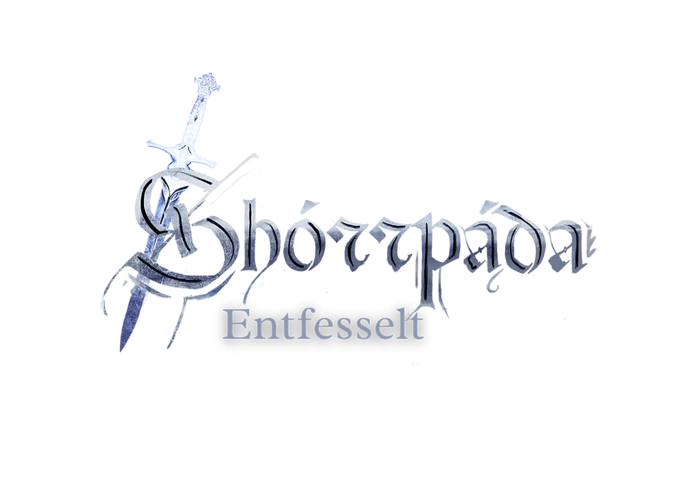Shórrpáda Entfesselt - Schriftzug
