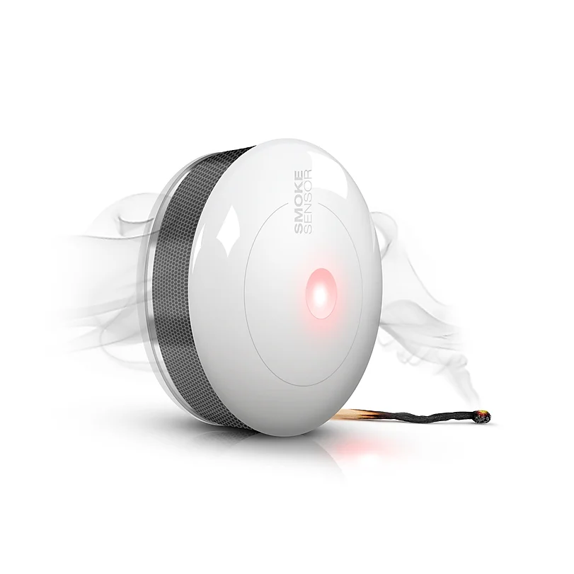 Датчик дыма FIBARO Smoke Sensor Оповещение об угрозы возгорания, появлении дыма, повышения температуры. Оборудование для Умного Дома оптом 8(800)700-70-69 www.zwopt.ru