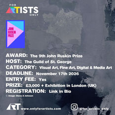 The 9th John Ruskin Prize Open Call
