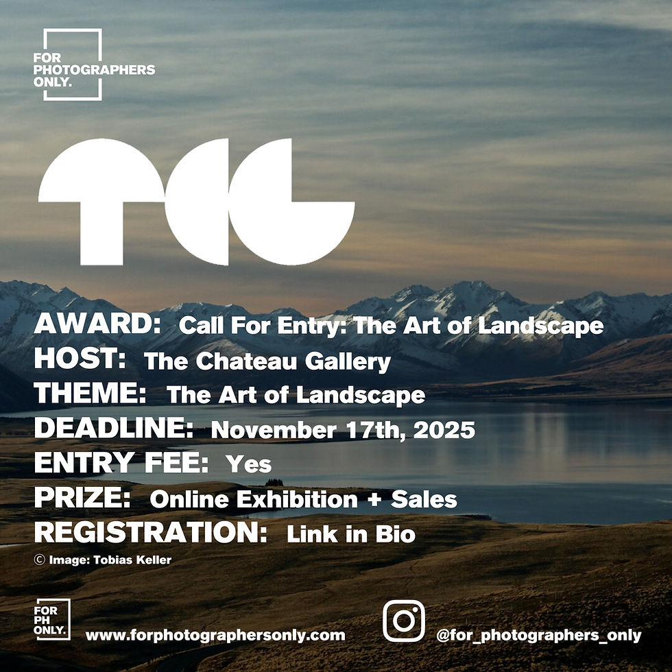 The Chateau Gallery - The Art of Landscape Open Call