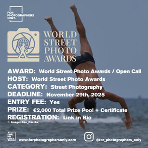 World Street Photo Awards 2025