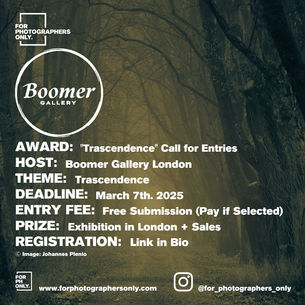The Boomer Gallery - "Transcendence" Call for Entries