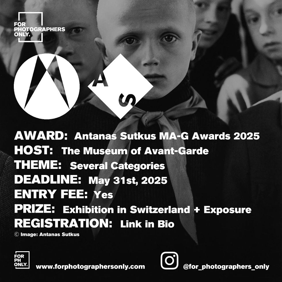 Antanas Sutkus MA-g Awards 2025
