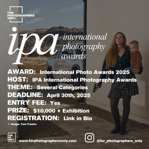 IPA International Photography Awards 2025