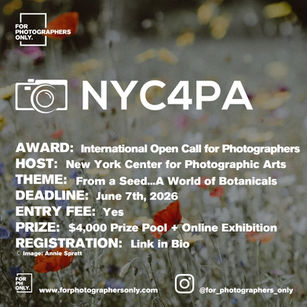 NYC4PA - "From A Seed...A World of Botanicals" Call for Entries
