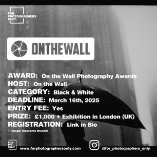 On The Wall - Photography Award