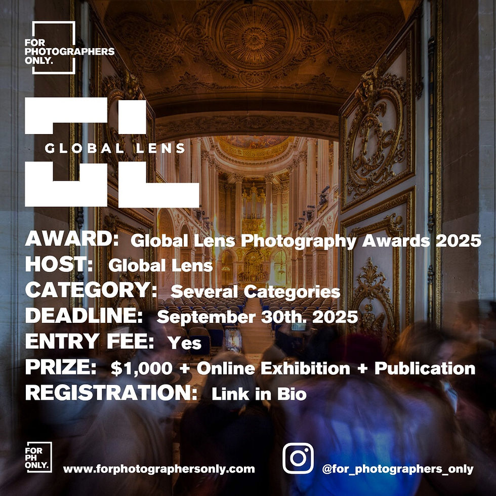 The Global Lens Photography Awards 2025