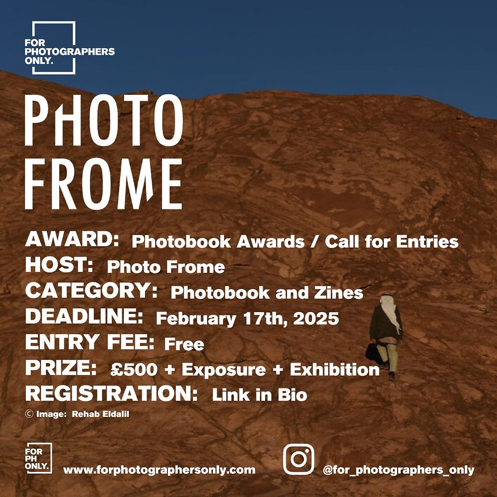 Photo Frome - Photobook Awards 2025