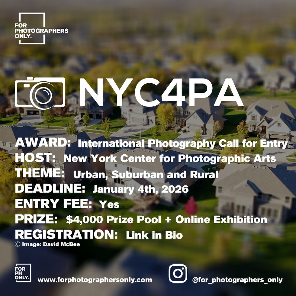 NYC4PA - Urban Landscapes, Suburban Scenes, Rural Impressions: Call for Entry