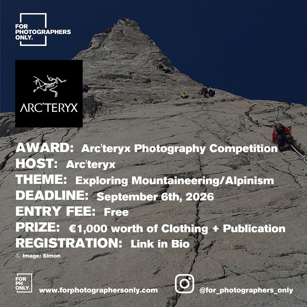 Arc'Teryx - Photography Competition 2026