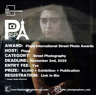 Paris International Street Photo Awards 2025 by Pispa